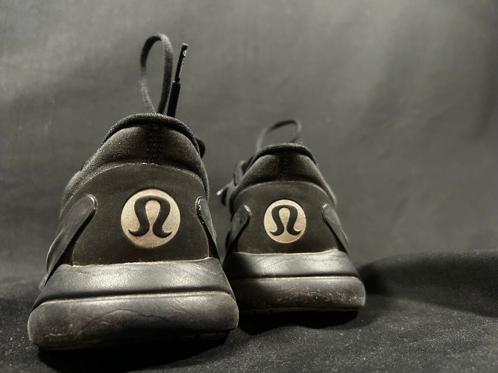 Lululemon Blissfeel Running Shoes Womens 5 Triple Black Sneakers LW9EF1S